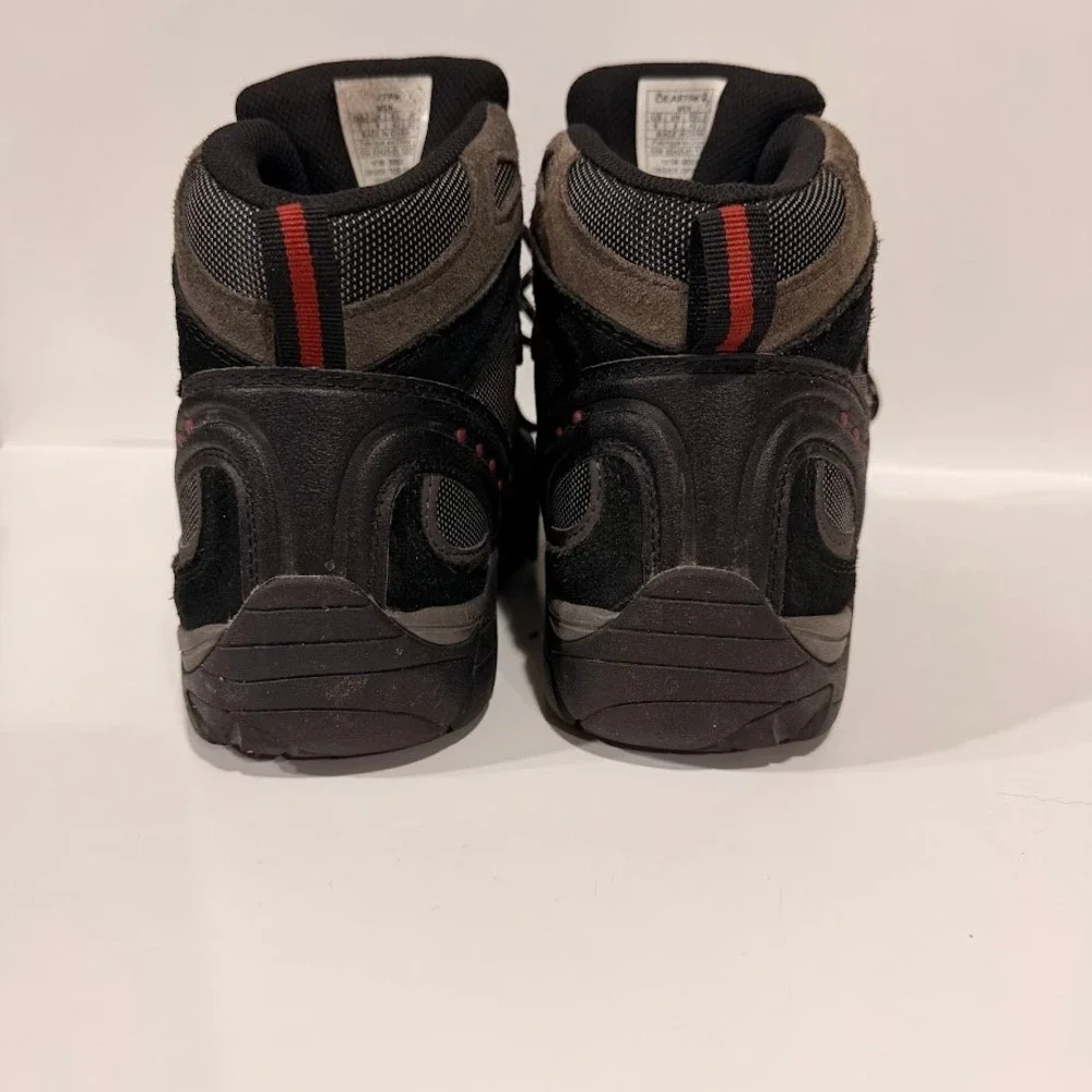 Bearpaw Brock Mens Hiking Boots Black Trail‎ Shoes Size 9 Camping Gorp Granola